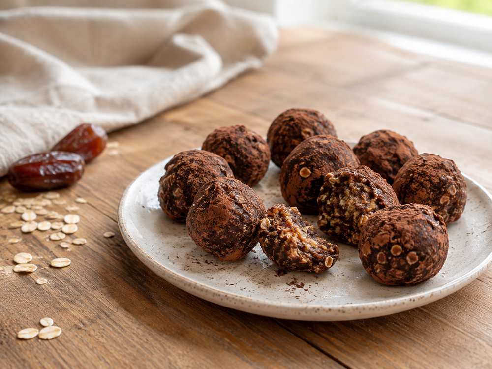 Fırınsız Tiramisu Protein Topları