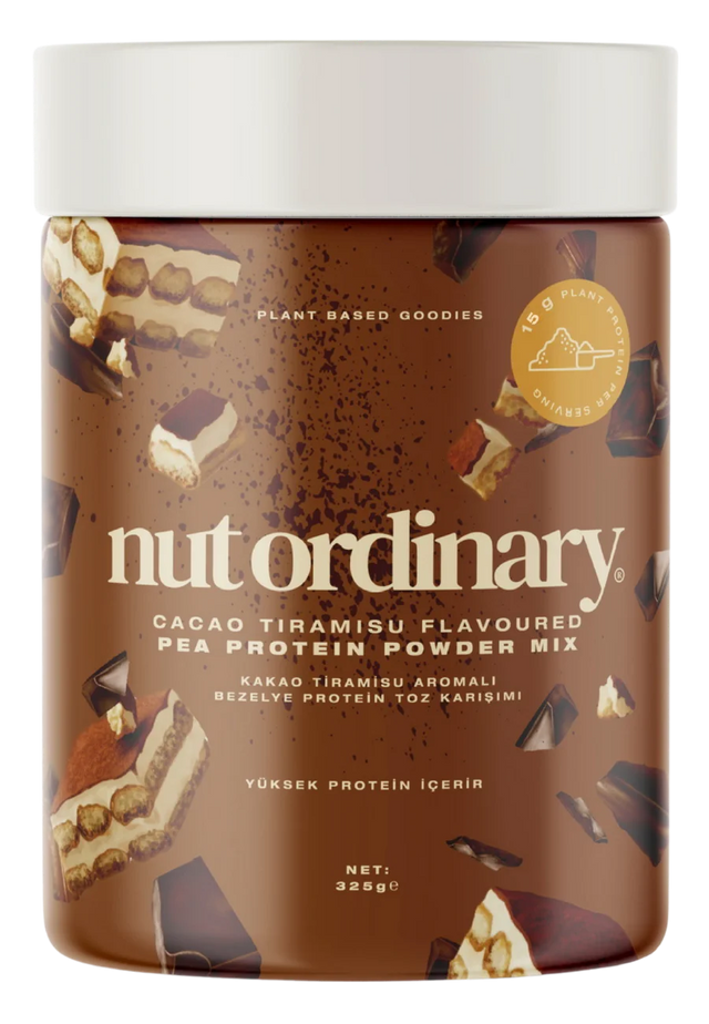 Kakao Tiramisu Aromalı Bezelye Protein Toz Karışımı (325 g)